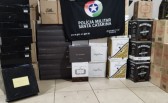 Operação “Força Total” apreende carga avaliada em mais de R$100 mil contendo vinho e azeite de oliva; ação ocorreu na BR-282