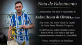 Comunicamos o falecimento de Andrei Heisler de Olivera