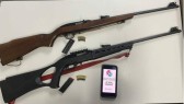 Dois homens foram presos com rifles no Oeste de SC