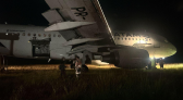 Avião da Latam sai da pista ao pousar em Chapecó