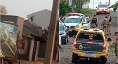Ladrão é preso após se esconder em chaminé de churrasqueira no Bairro Jardim Itália