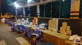 Ônibus é abordado e polícia apreende cerca de R$ 270 mil em produtos contrabandeados em SC
