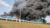 Incêndio atinge abatedouro de frangos