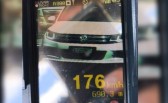 Motorista ignora segurança e “voa” na BR-470 a 176 Km/h