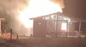 Casa desabitada é destruída em incêncio no interior do município