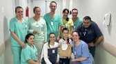 Equipe do Pronto Socorro do HRTGB recebe homenagem de menino que sonha ser enfermeiro