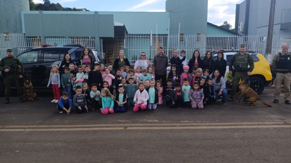 BPFRON participa do encerramento do Proerd Kids em escola municipal