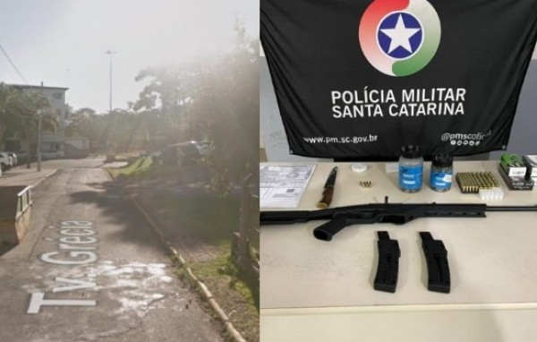 Homem nu causa confusão e vira caso de polícia em Chapecó