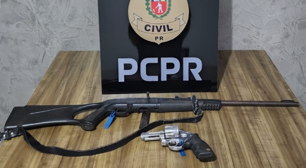 Homem é preso por posse irregular de arma de fogo