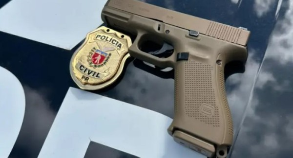 Veículo e arma apreendidos; suspeito se apresenta à Polícia Civil