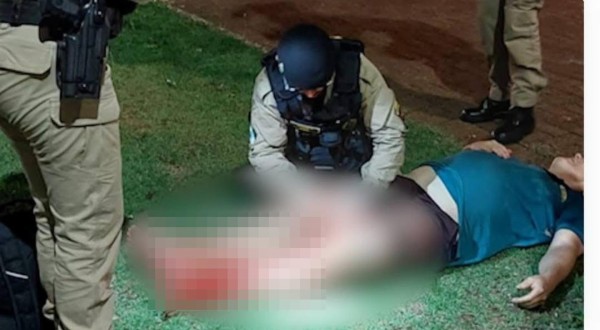 Imagens da PM revelam gravidade de ataque de cães que feriram casal