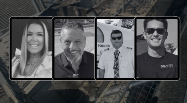 Casal de empresários e dois pilotos morreram em acidente de avião