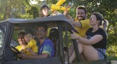 Para comemorar a vitória do Brasil na copa, carreata é realizada pelas cidades gêmeas