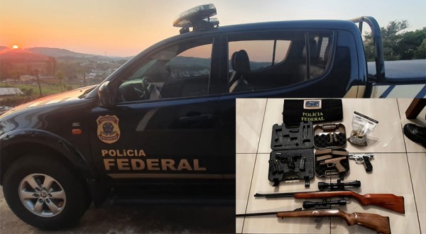 Polícia Federal combate o comércio ilegal de armas de fogo