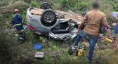 Homem morre em grave acidente entre Santo Antonio do Sudoeste e Barracão