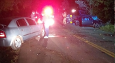 Homem que dirigia veículo emplacado em SMOeste morre após grave acidente na SC 161