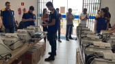 O Fórum da Justiça Eleitoral realiza carga e lacramento das urnas