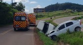 Acidente de trânsito na BR-163 deixa cinco feridos