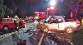 Jovem de 24 anos morre em grave colisão frontal na SC-160