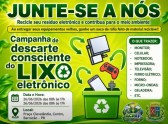 Município realiza campanha de coleta de lixo eletrônico nesta sexta-feira