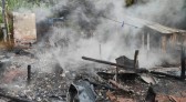 Casa é destruída por incêndio e família perde tudo no Oeste Catarinense