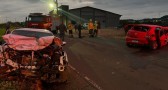 Motorista e duas crianças ficam feridos em colisão na BR-163