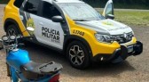 Motocicleta furtada em Barracão é recuperada em Francisco Beltrão