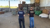 Operação conjunta apreende materiais contrabandeados e prende dois suspeitos
