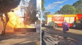 Incêndio em cemitério interrompe missa de Dia de Finados em SC