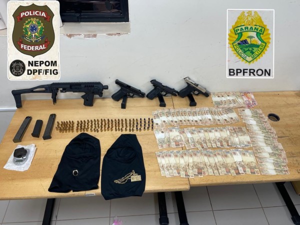 Cinco pessoas são detidas e armas são apreendidas durante operação do BPFRON