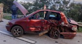 Acidente na PRC-280 deixa quatro pessoas gravemente feridas