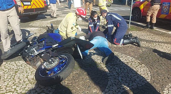 Simulado de acidente de trânsito é realizado pelo Corpo de Bombeiros