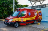 Homem sofre ferimentos graves após cair de telhado em Descanso