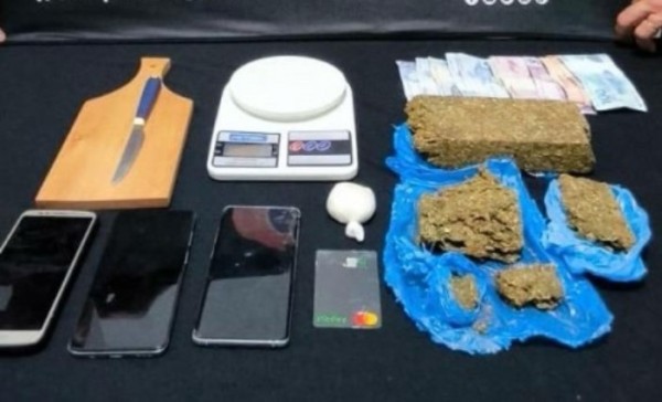 Polícia Militar prende homem em flagrante por tráfico de drogas