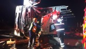 Caminhão tomba e motorista morre em acidente na BR-280