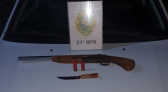 PM prende dois homens suspeitos de tentarem matar mulher com disparos de arma de fogo