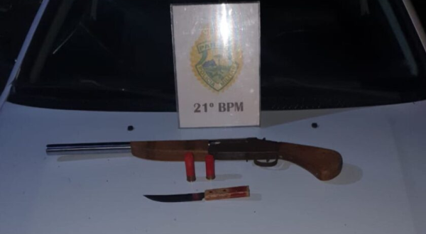 PM prende dois homens suspeitos de tentarem matar mulher com disparos de arma de fogo
