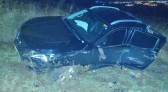 Saída de pista seguida de capotamento é registrada na BR-163