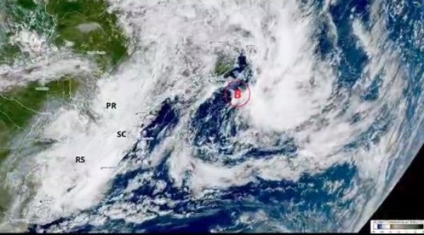 “Ciclone atípico” influenciará no tempo em Santa Catarina