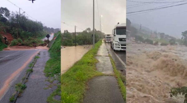 Sete cidades de SC decretam situação de emergência após chuvas castigarem o Estado