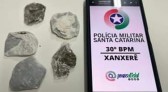 Jovem é preso com drogas em Xanxerê