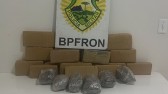 BPFRON apreende mais de 15kg de maconha