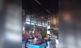 Bombeiros utilizam 11 mil litros de água para combater incêndio em supermercado