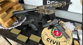 PCPR apreende 20 kg de maconha e fuzil em operação contra tráfico no Paraná