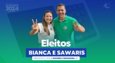 Bianca e Sawaris são eleitos prefeita e vice-prefeito com 6.120 votos