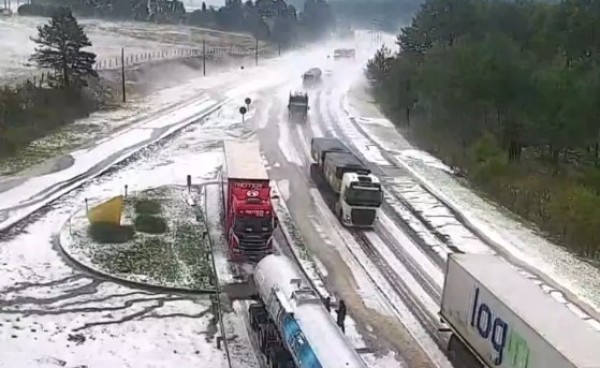 Após chuva de granizo na Serra, Defesa Civil alerta chegada de nova frente fria