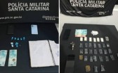 Três homens são presos por tráfico em duas ações da PM com poucas horas de diferença