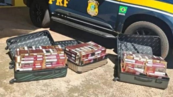 Malas recheadas com cigarro de luxo são apreendidas em Catanduvas