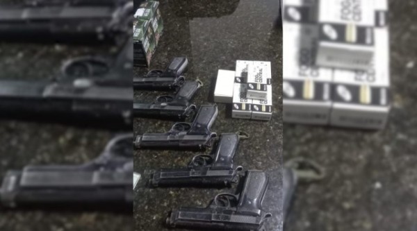 Cinco pistolas furtadas do Exército de Cascavel são recuperadas
