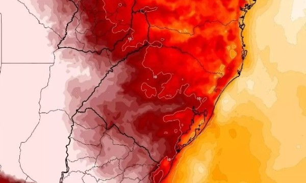 Intensa massa de ar quente e seco promete ‘cozinhar’ as temperaturas em SC